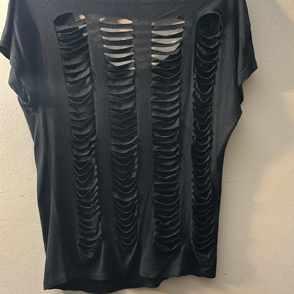 Distressed TShirt- sun +moon - Picture 2 of 2